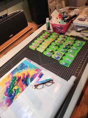 Der perfekte Arbeitsplatz für Diamond Painting